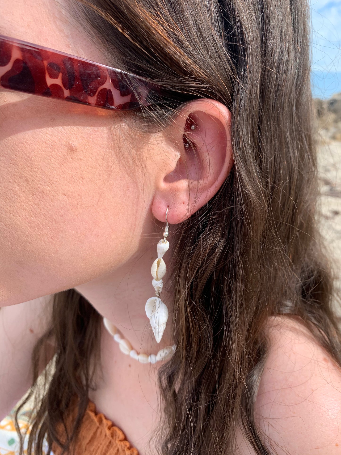 Double Shell Earrings