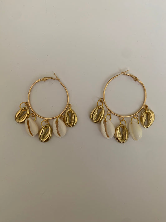 Coastal Glow Hoop Earrings