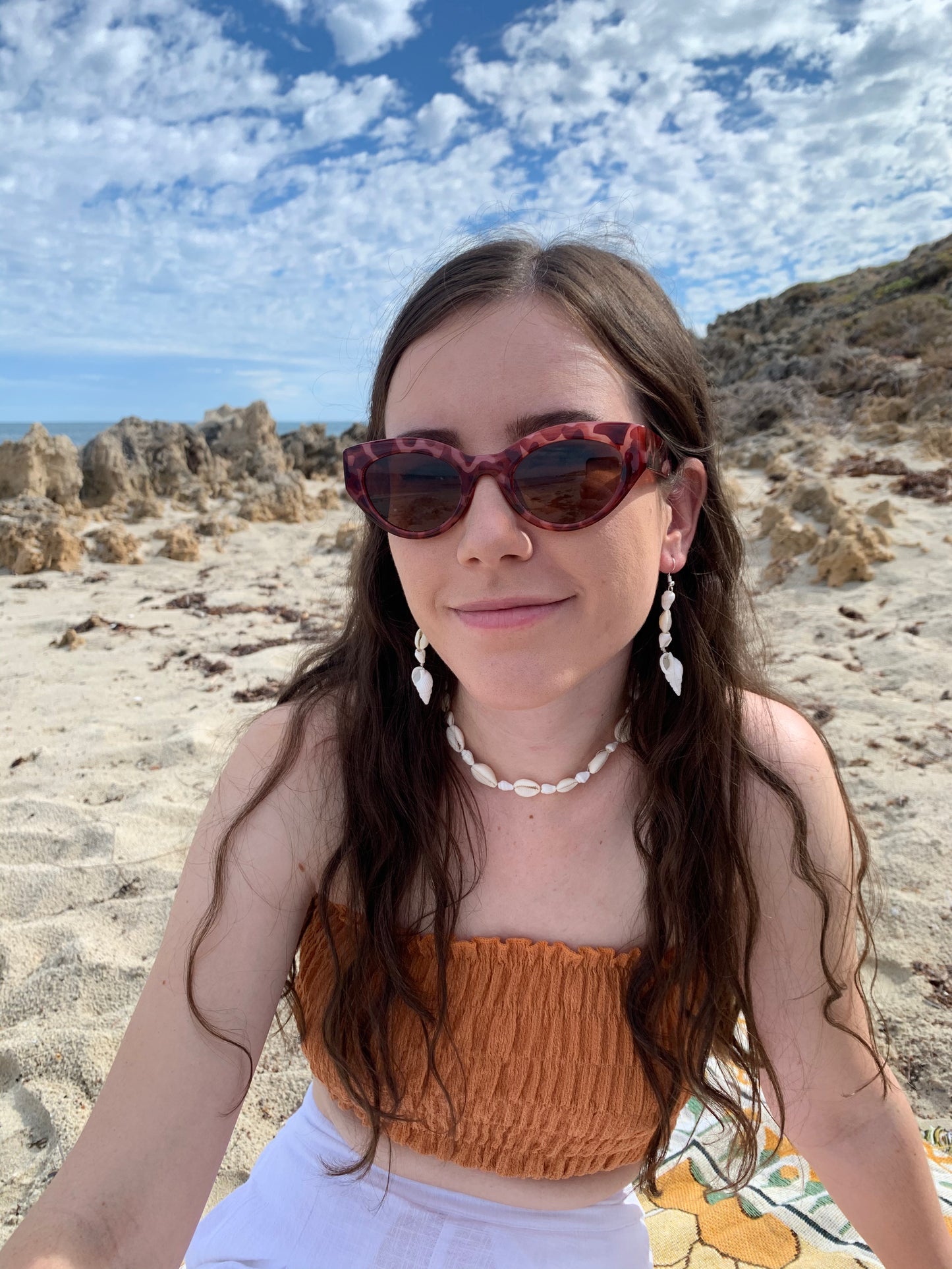 Double Shell Earrings