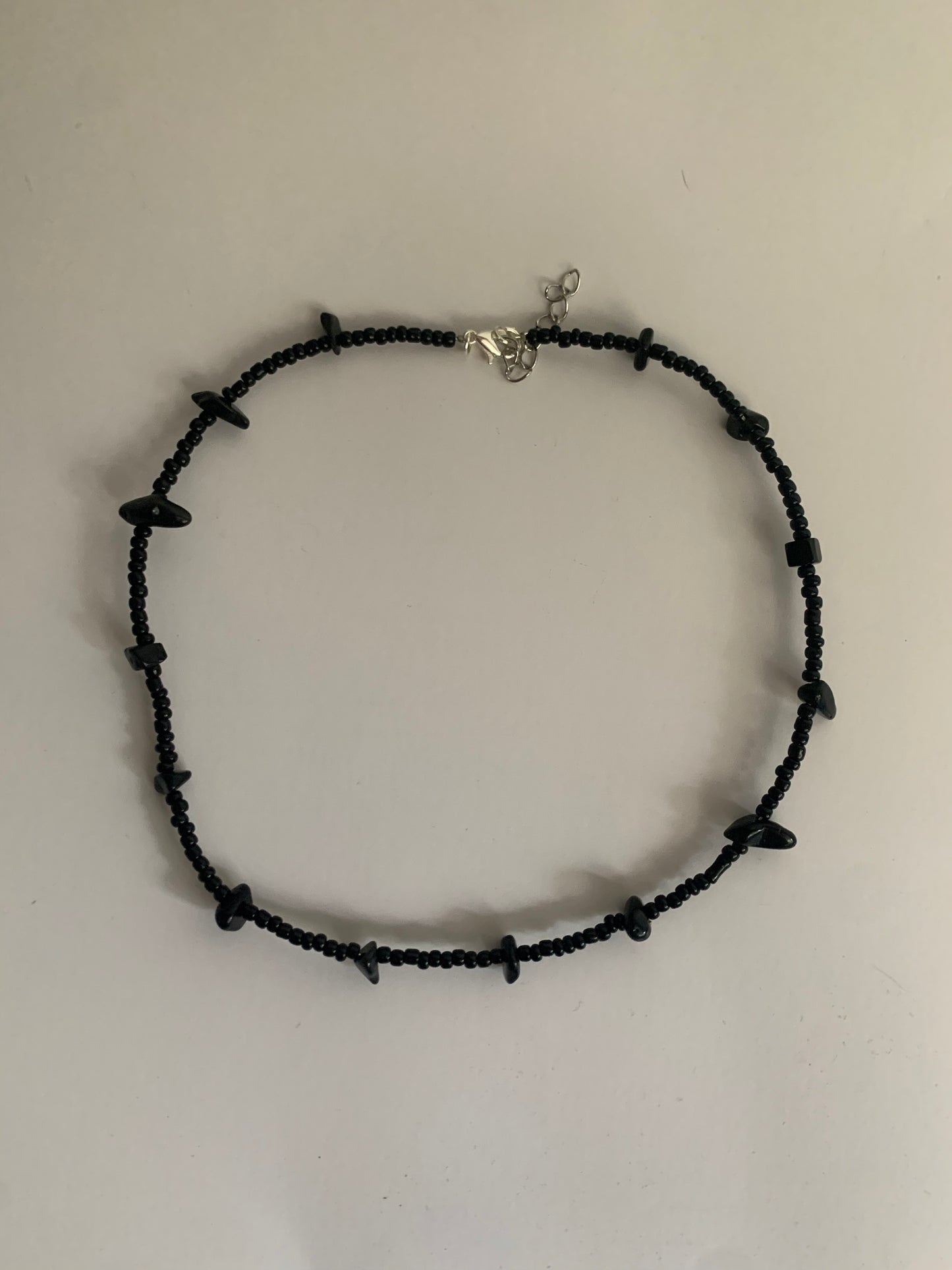 Crystal Clear Necklace - Black