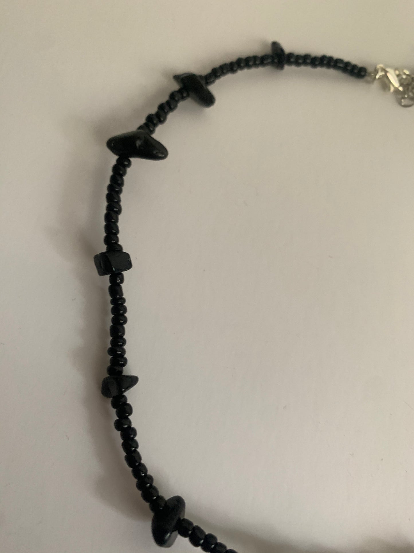 Crystal Clear Necklace - Black