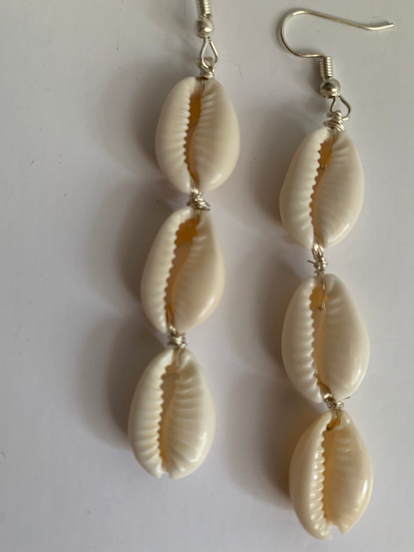 3 Tier Shell Earrings